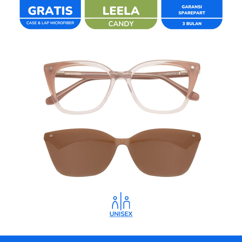 Clip On Cat Eye Leela