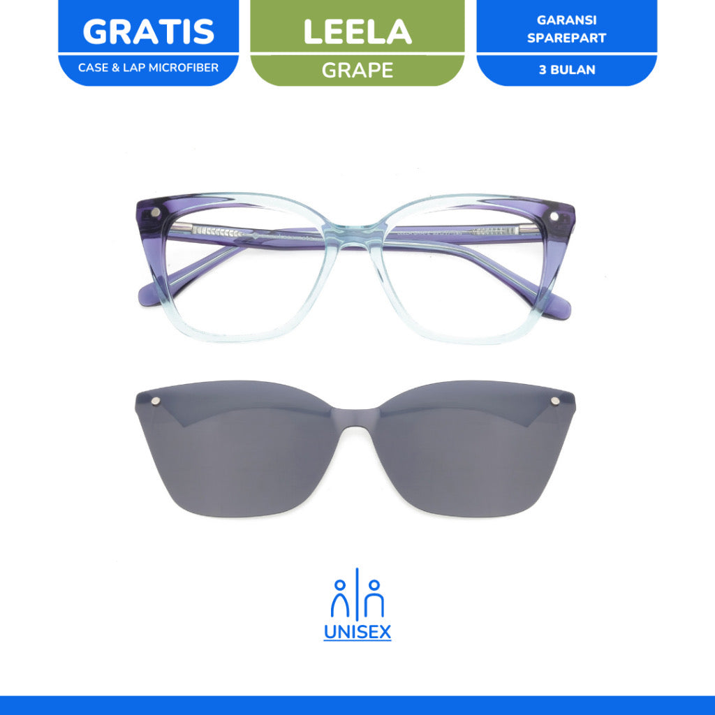 Clip On Cat Eye Leela