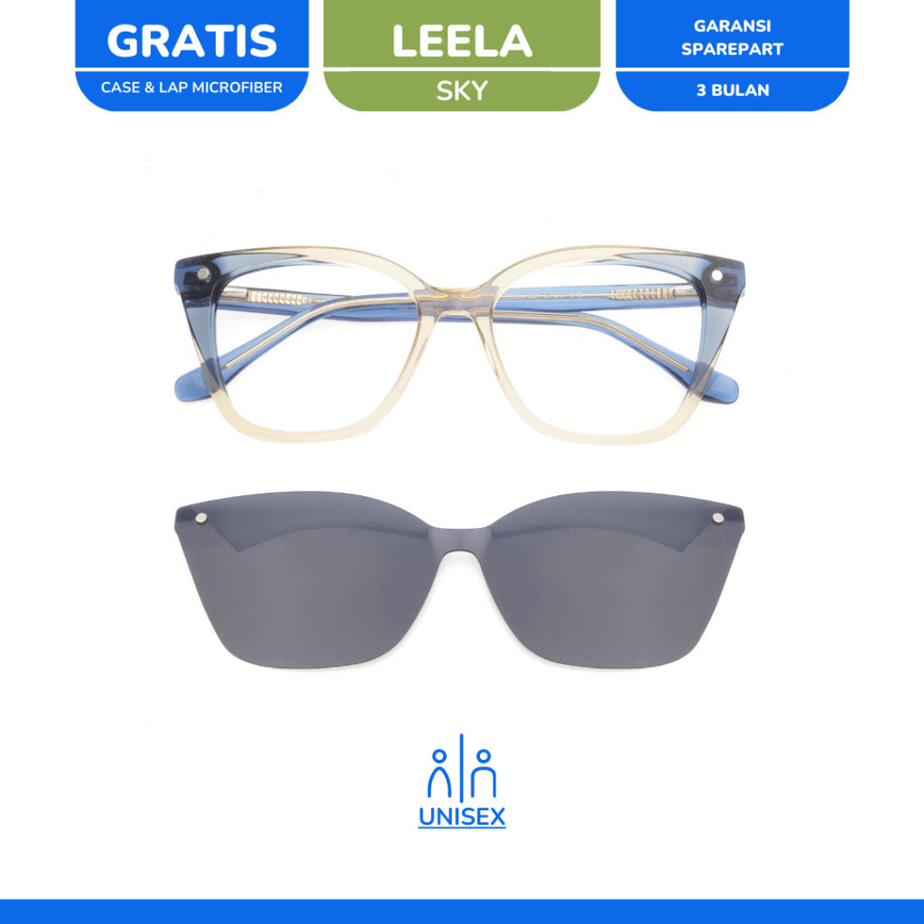 Clip On Cat Eye Leela