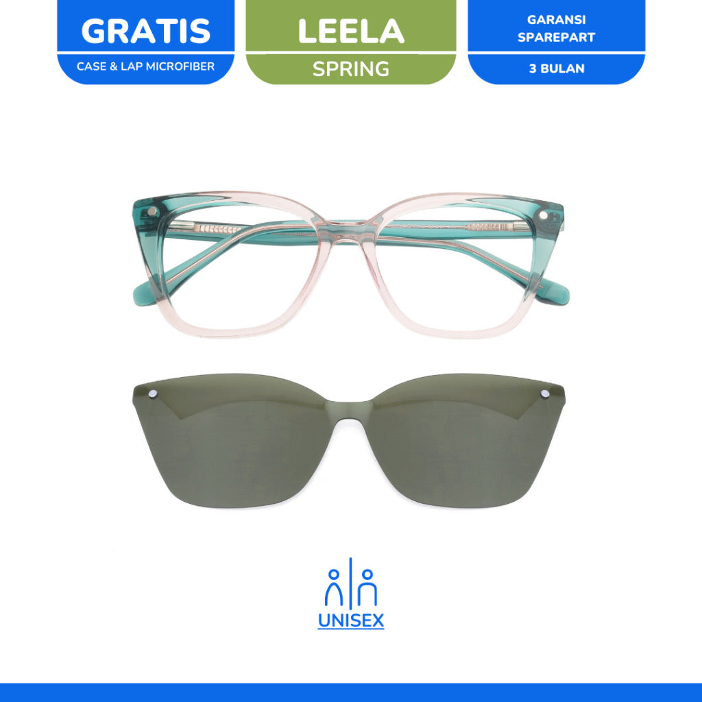 Clip On Cat Eye Leela