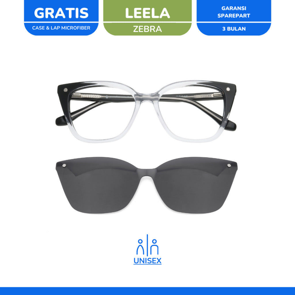 Clip On Cat Eye Leela